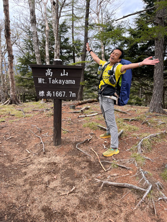 翌週も高山に登るかも