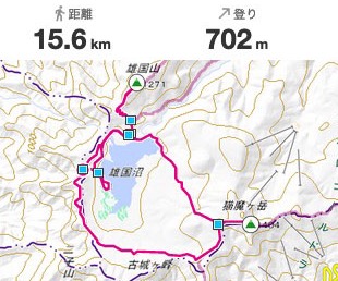 普通だと２時間半なので、周回コースを考えた