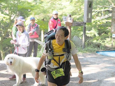 ワンちゃんと写真を撮った