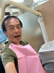 歯医者で自撮りｗ