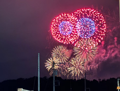 久しぶりの花火