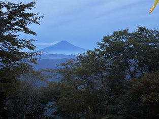 富士山がくっきり