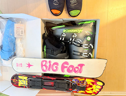 いつもの短いスキー