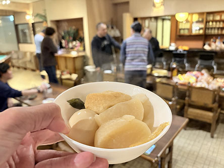 おでんとカレーがデフォ